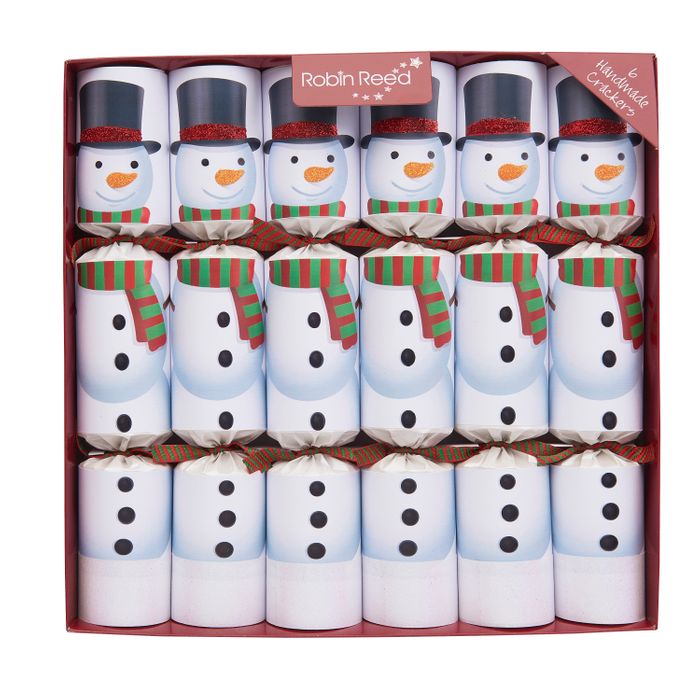 Racing Snowmen Crackers